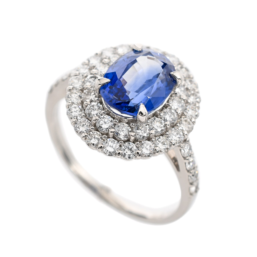 【中古A品】  ノンブランドジュエリー サファイア リング   プラチナ900 横浜関内店