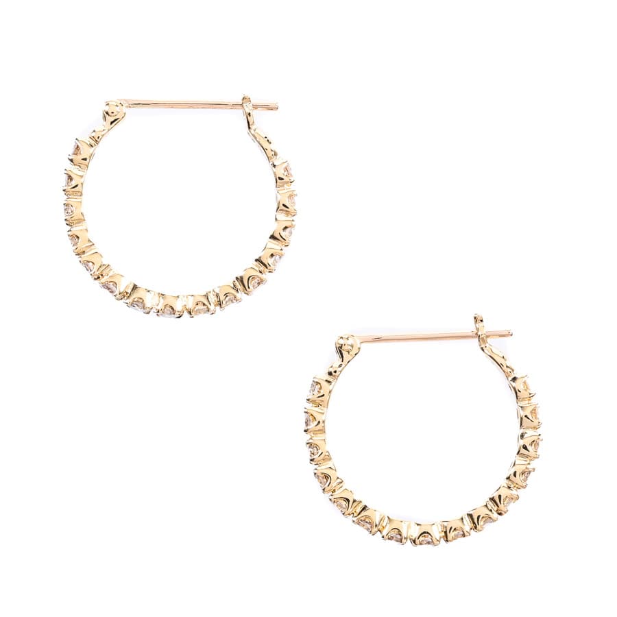 ダイヤ ピアス チャーム:約W2xH18mm
