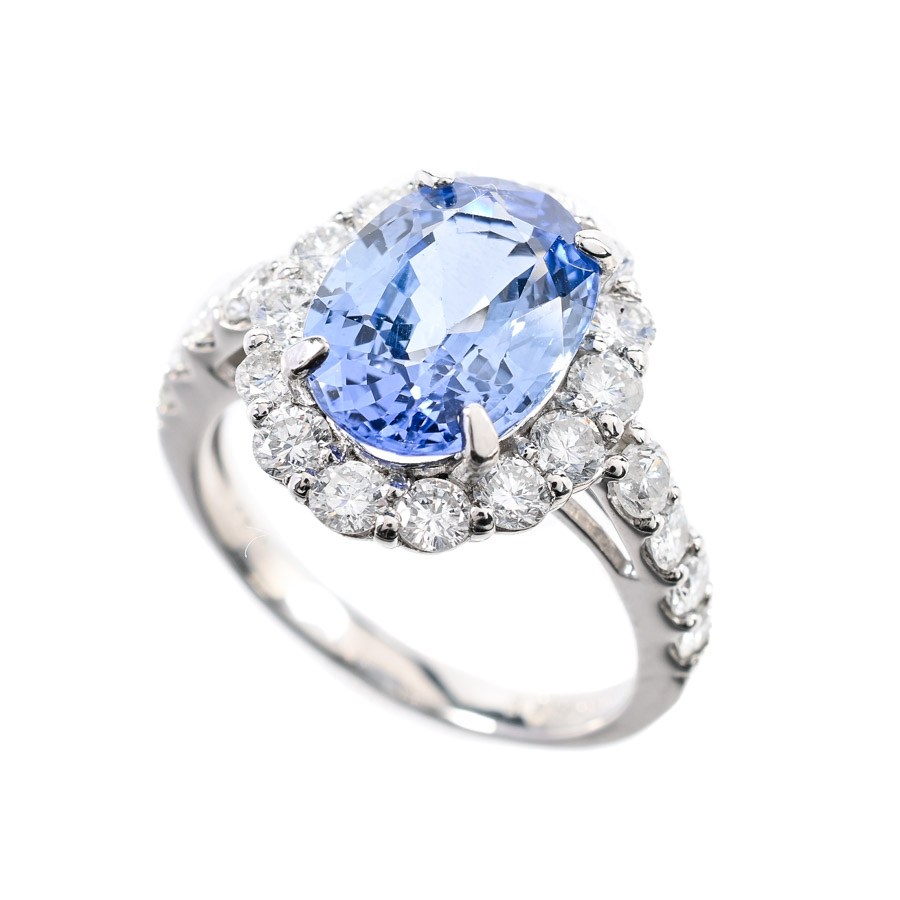 【中古A品】  ノンブランドジュエリー サファイア リング   プラチナ950 横浜関内店