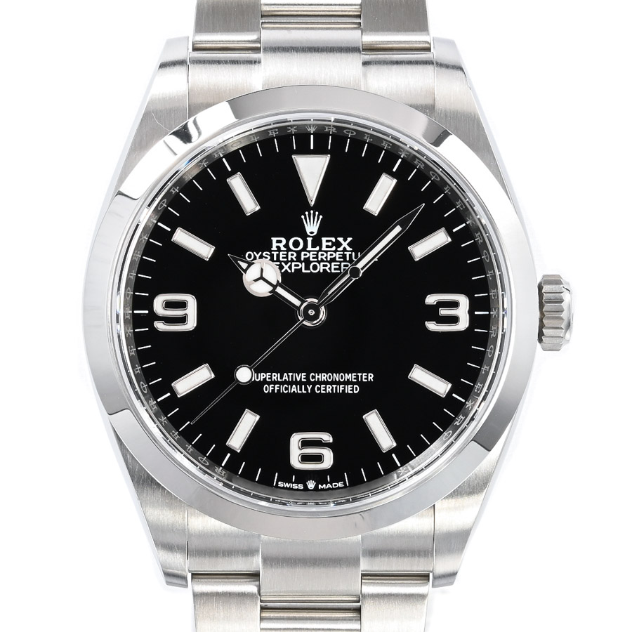 エクスプローラー36 ブラック369 ケース:約36mm/ブレスサイズ:約18cm