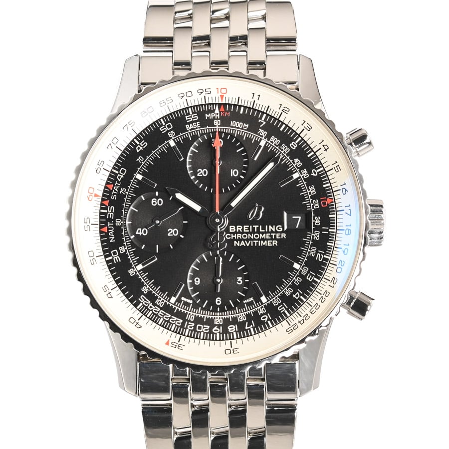 ナビタイマー クロノグラフ 41 ブラック ケース:約41mm/ブレスサイズ:約19.5cm