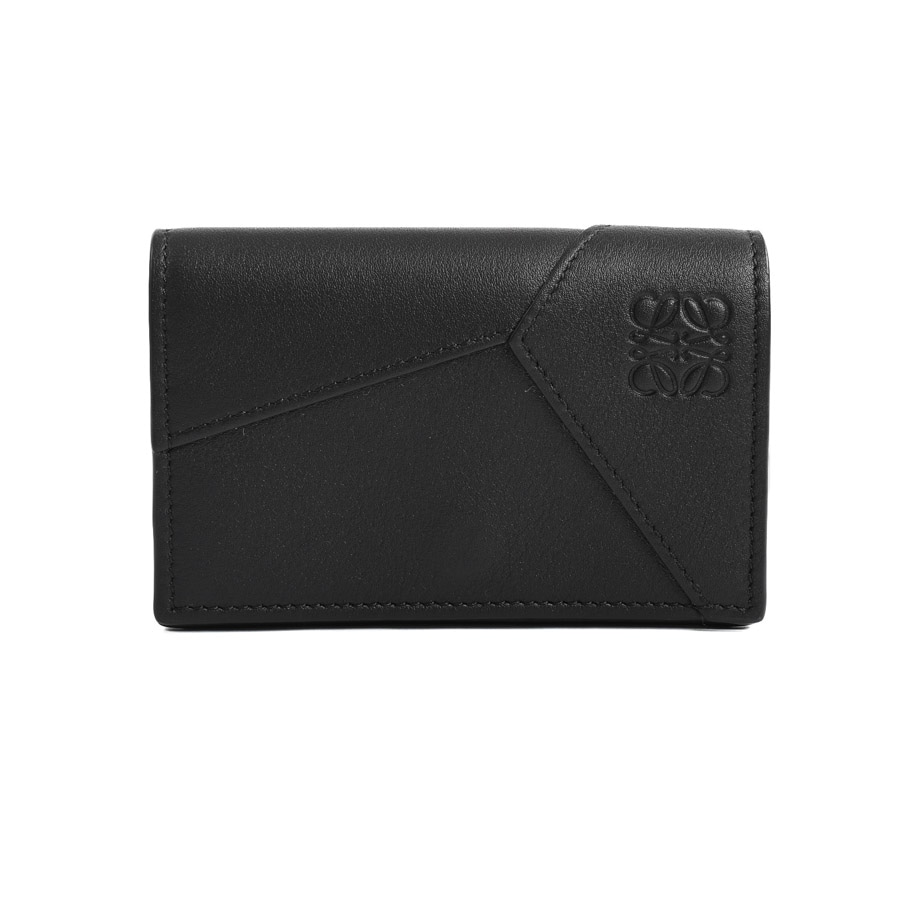 パズルビジネスカードホルダー ブラック 約W11xH7cm(実寸)