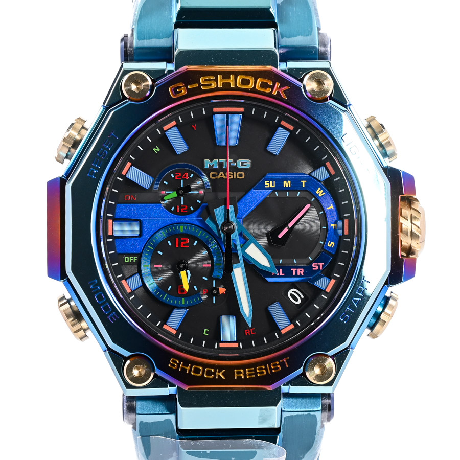 G-SHOCK ブルーフェニックス ブラック ケース:約50mm(実寸)