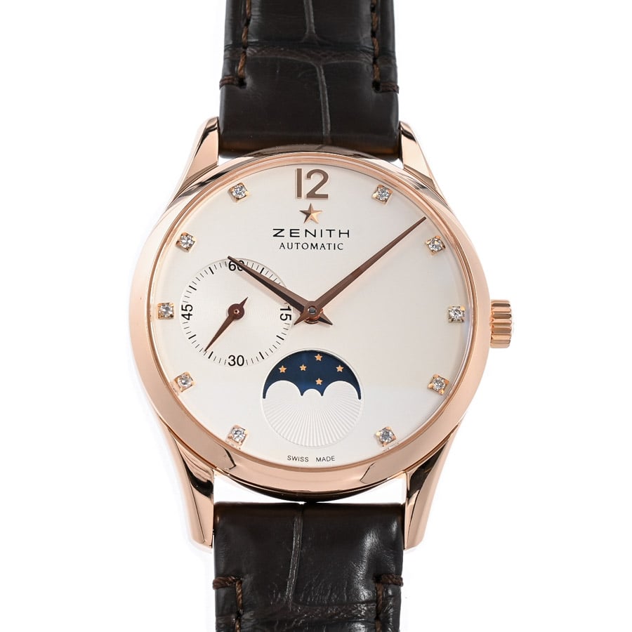 【中古A品】  ゼニス キャプテン ウルトラシン  18.2311.692/03.C498 ピンクゴールド 銀座