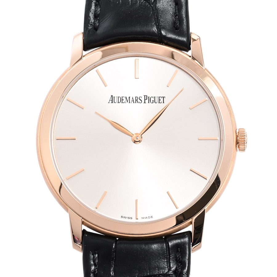 ジュールオーデマ エクストラシン シルバー ケース:約41mm(実寸)