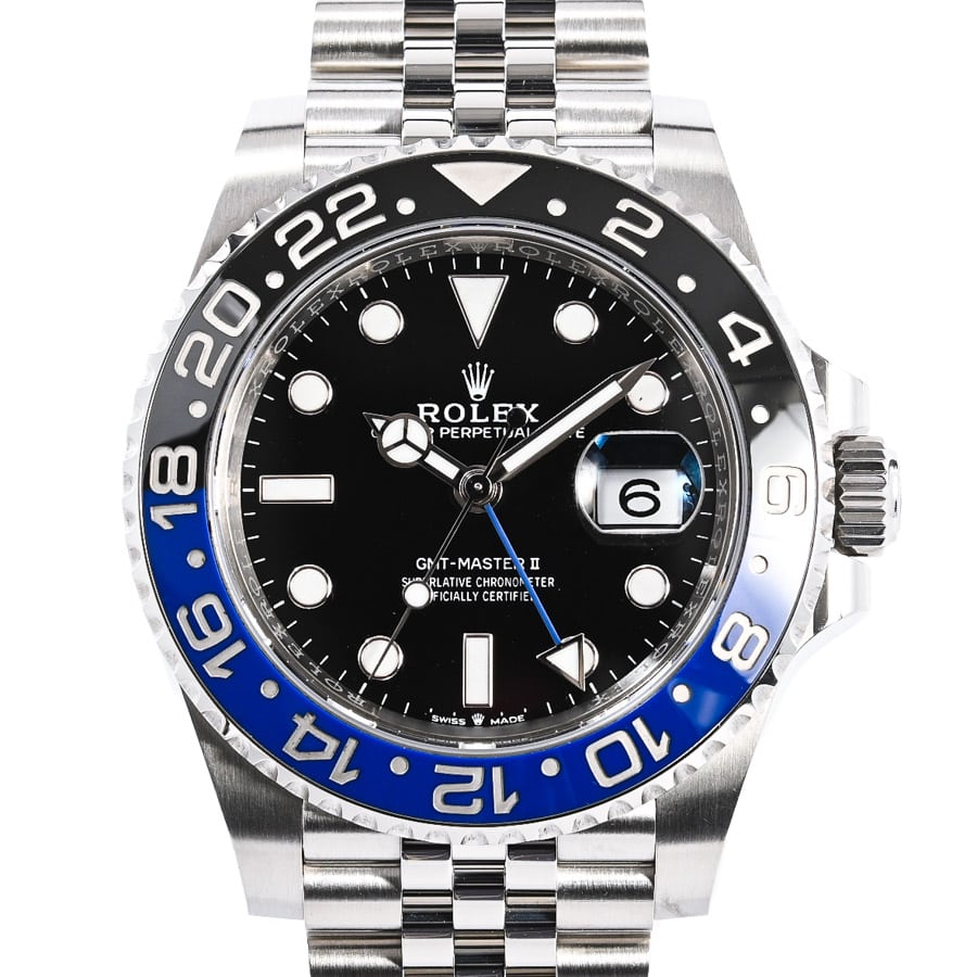 GMTマスター2 ブラック ケース:約40mm/ブレスサイズ:約18.5cm