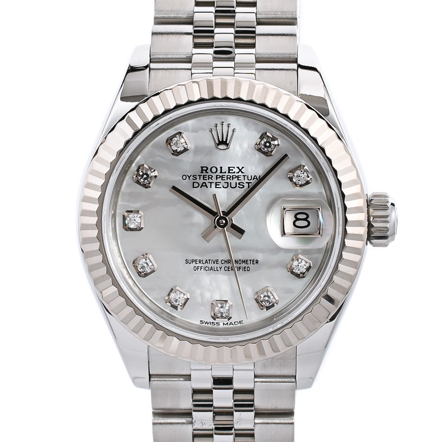 【中古A品】  ロレックス デイトジャスト28  279174G/J ステンレス/ホワイトゴールド THE YOKOHAMA FRONT