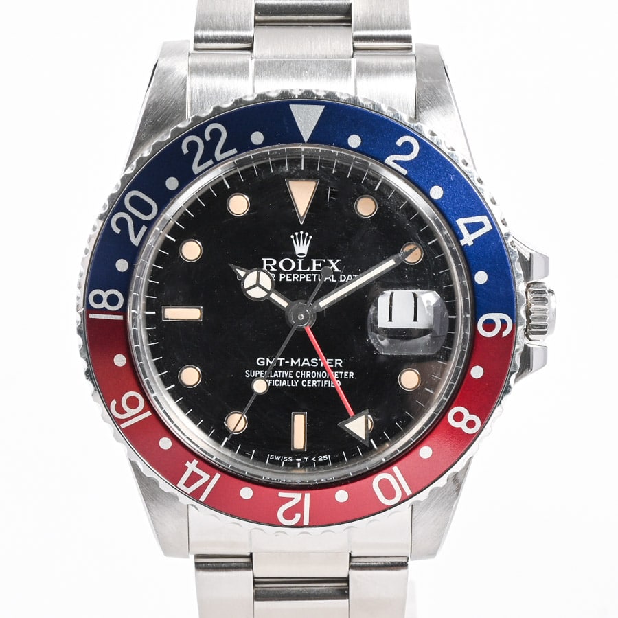 GMTマスター ブラック ケース:約39mm(実寸)/ブレスサイズ:約18cm