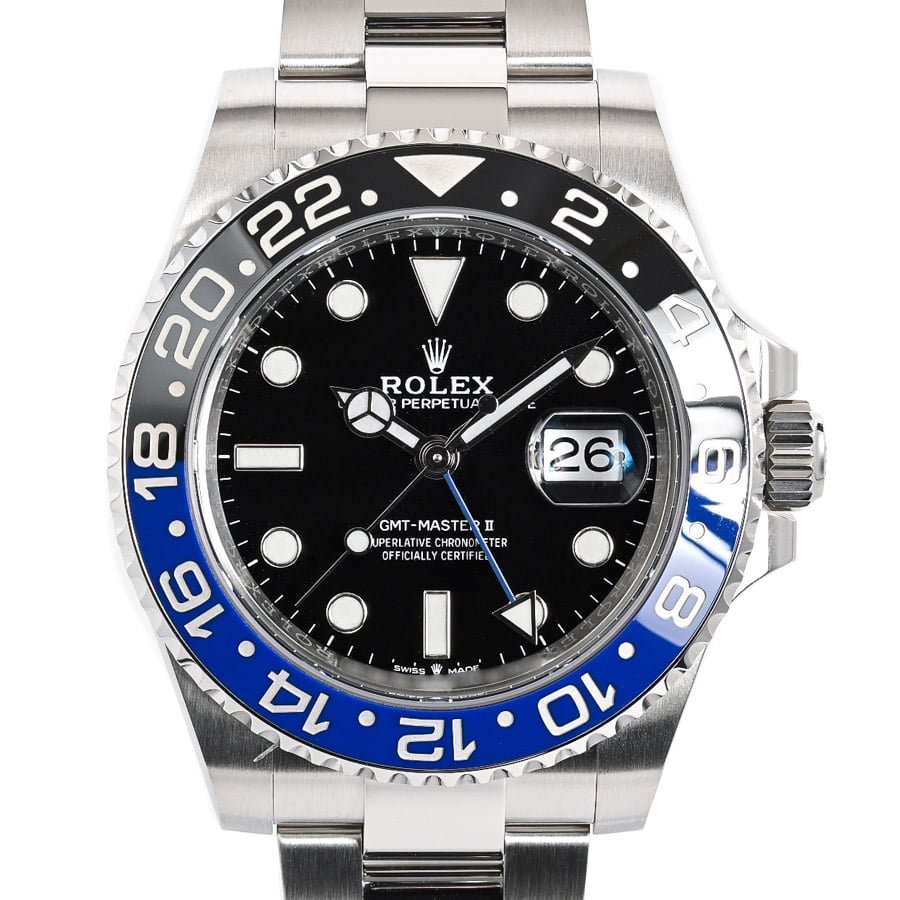 GMTマスター2 ブラック ケース:約40mm/ブレスサイズ:約18.5cm