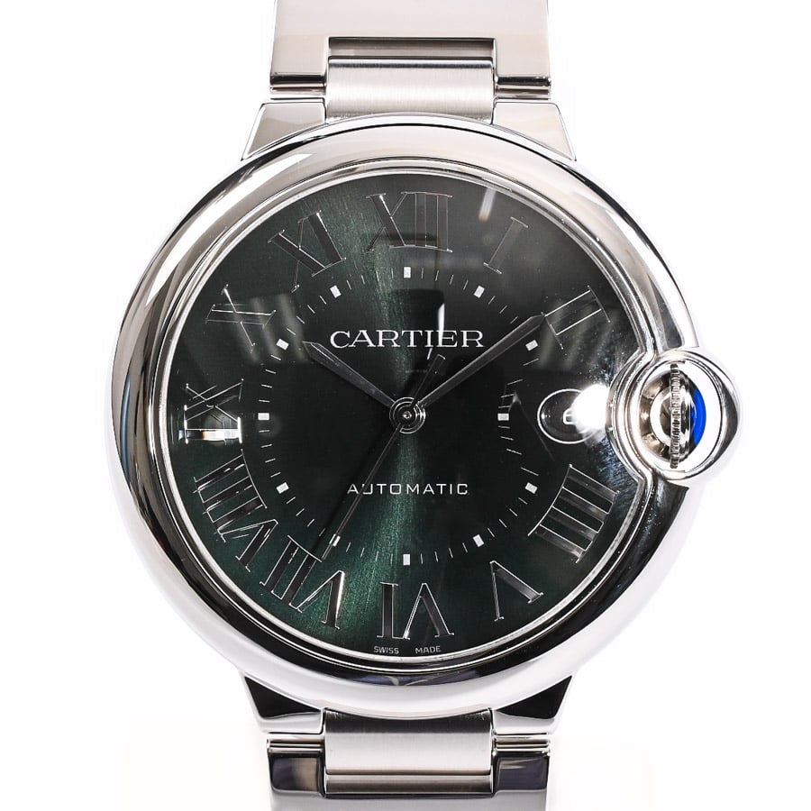 バロンブルー ドゥ カルティエ 40mm グリーン ケース:約40mm/ブレスサイズ:約19cm