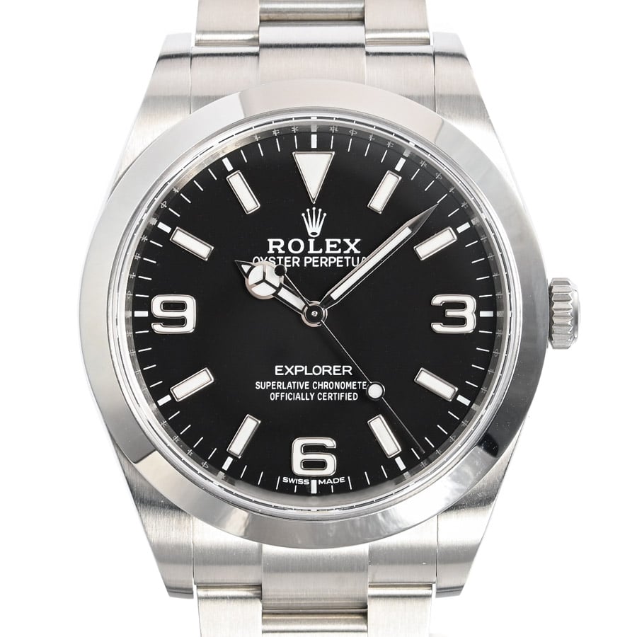 エクスプローラー ブラック369 ケース:約39mm/ブレスサイズ:約18.5cm