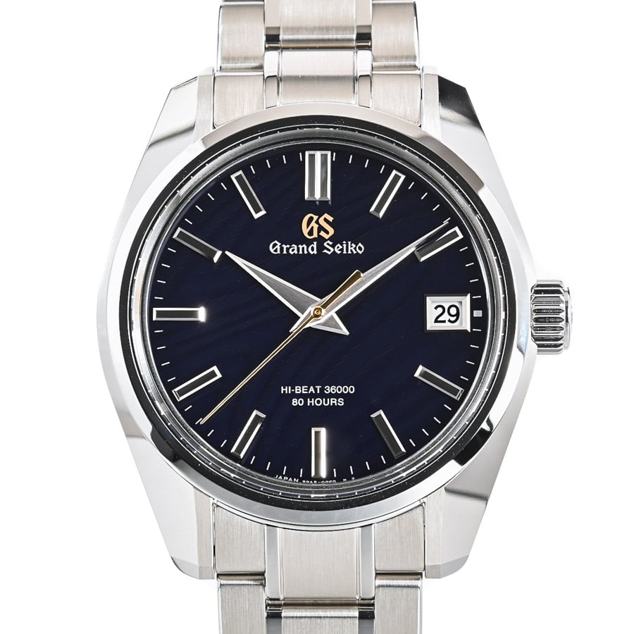 ヘリテージコレクション 44GS 55周年記念限定モデル ネイビー ケース:約40mm/ブレスサイズ:約19.5cm