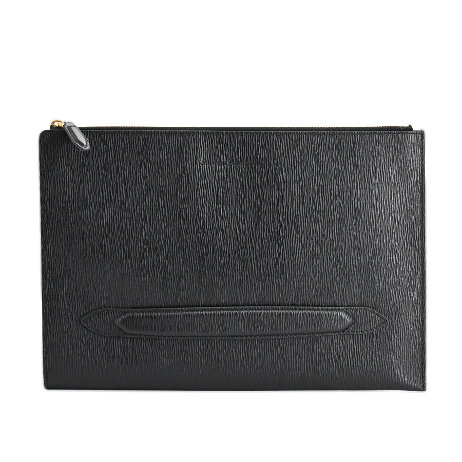 クラッチバッグ ブラック 約W35.5xH24.5cm(実寸)
