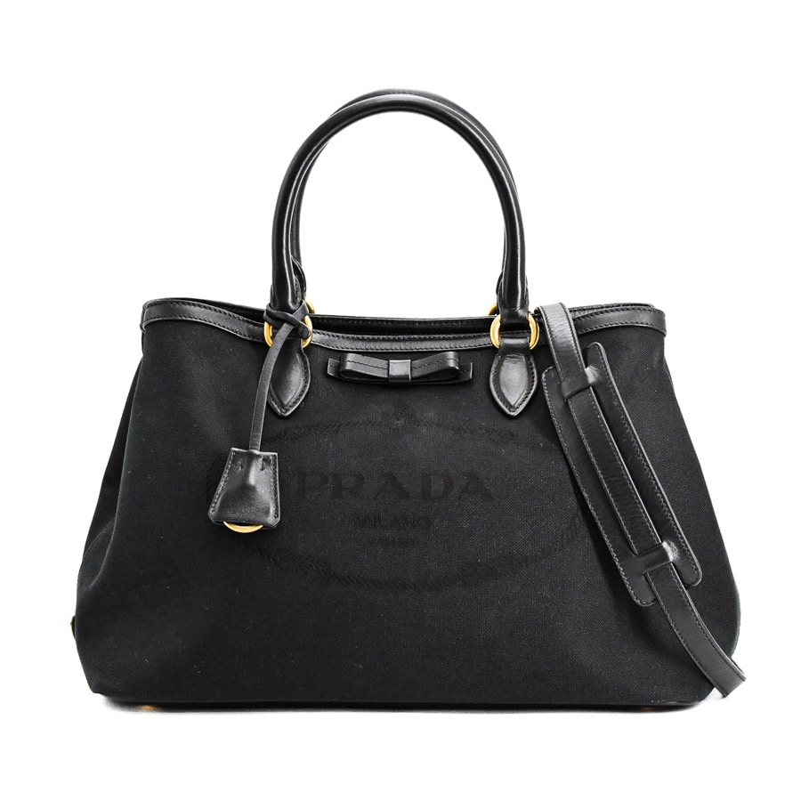 2WAYハンドバッグ ブラック 約W34xH24xD16cm(実寸)