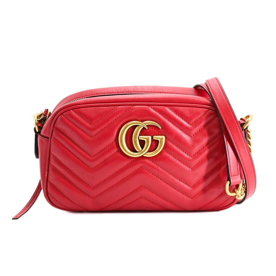 GGマーモントスモールカメラバッグ レッド 約W24xH13xD7cm