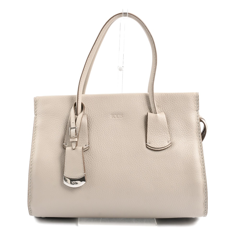 ハンドバッグ グレー 約W33.5xH26xD14cm(実寸)