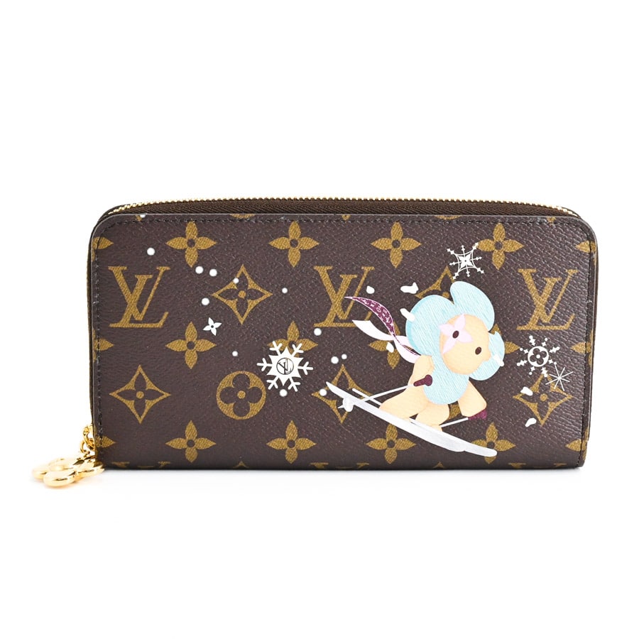 ジッピーウォレット ライトブルー 約W19xH10cm(実寸)