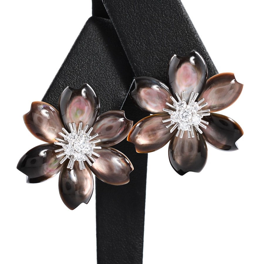 【中古A品】  ヴァンクリーフアーペル ローズドノエル  VCGGE69965 Pt950 横浜関内店