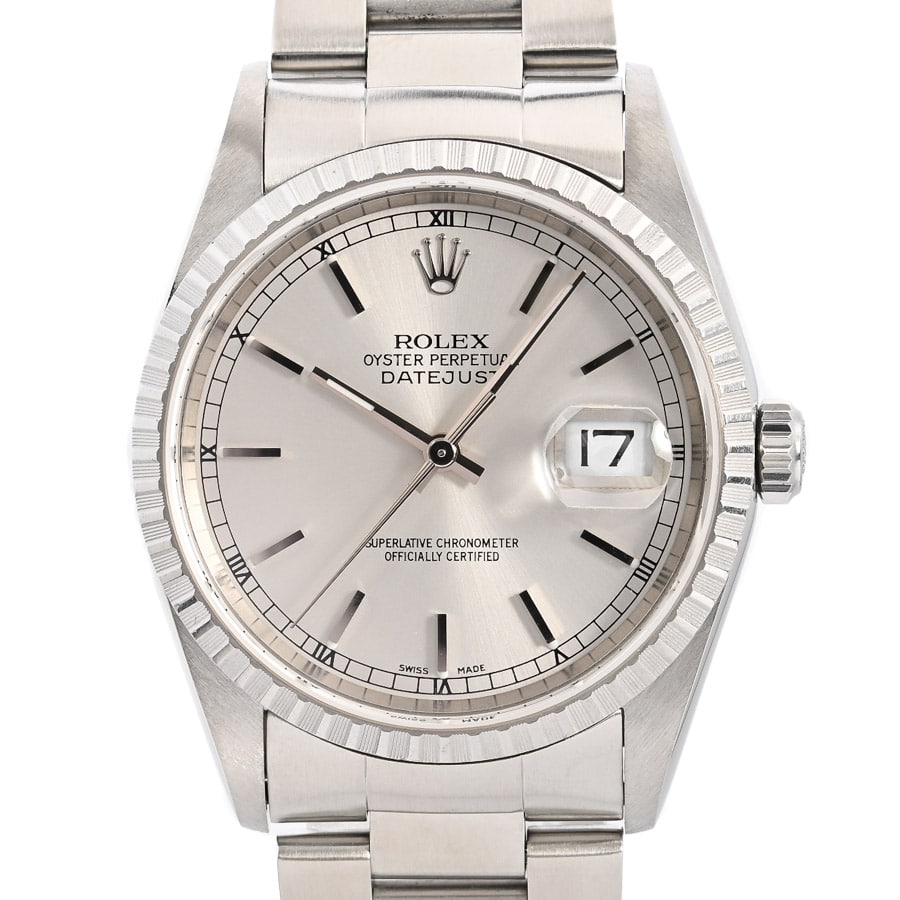 デイトジャスト シルバー ケース:約36mm/ブレスサイズ:約18cm