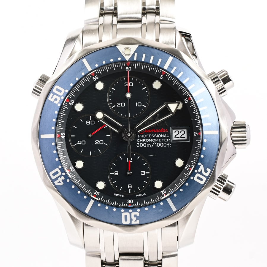 シーマスター ダイバー300 クロノグラフ ブルー ケース:約41mm(実寸)/ブレスサイズ:約19cm