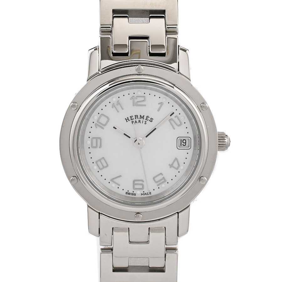 【中古A品】  エルメス クリッパー  CL4.210 ステンレス 銀座