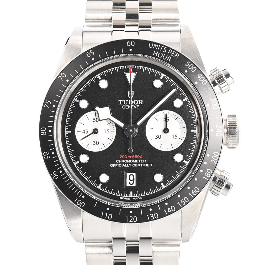 ブラックベイ クロノ ブラック・シルバー ケース:約41mm/ブレスサイズ:約19.5cm