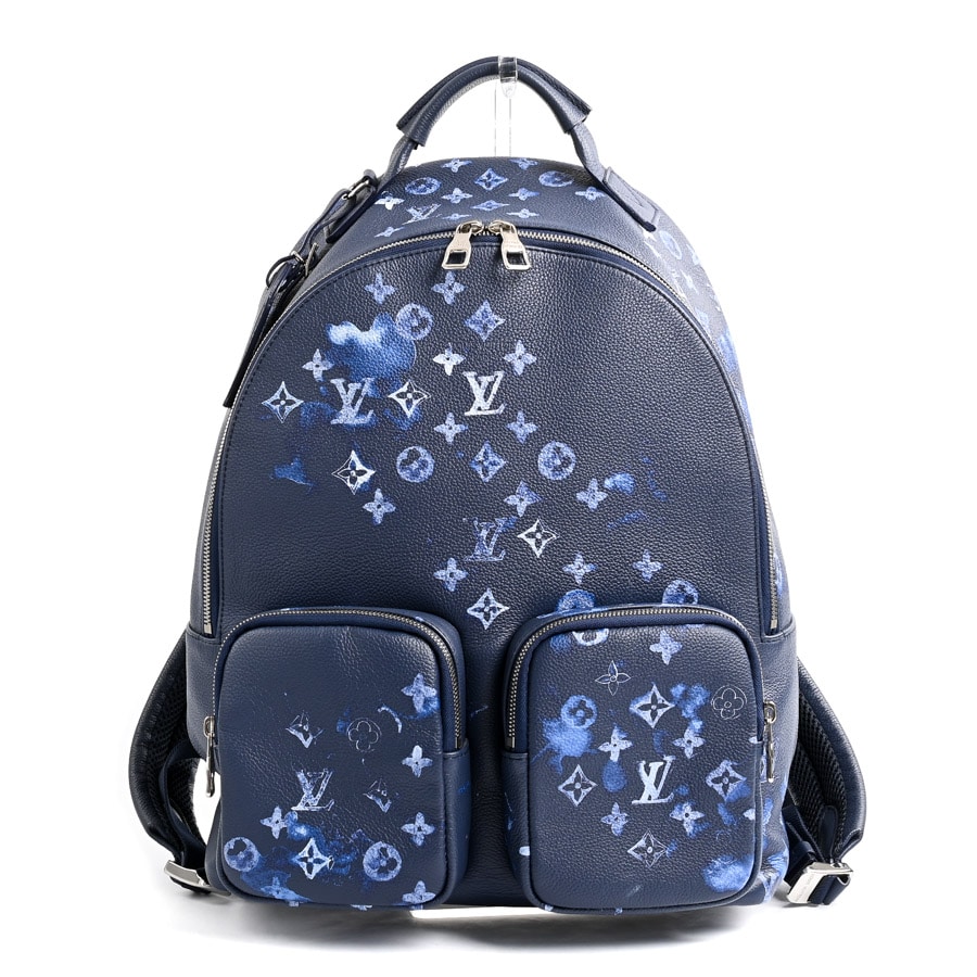 マルチポケットバックパック ネイビー 約W30xH37xD15cm(実寸)
