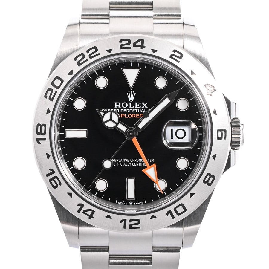 エクスプローラー2 ブラック ケース:約42mm/ブレスサイズ:約18.5cm