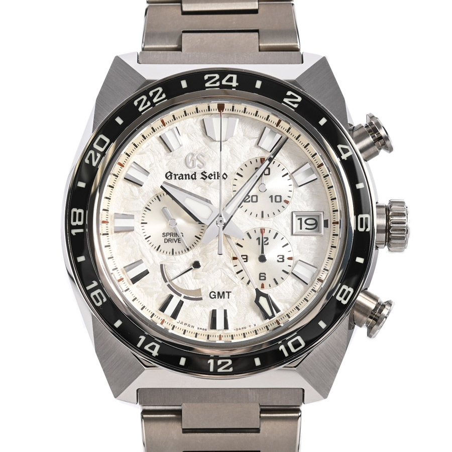 スプリングドライブ クロノグラフ GMT シルバー ケース:約44.5mm/ブレスサイズ:約19cm