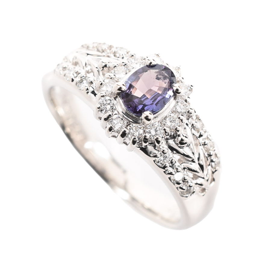 【中古A品】  ノンブランドジュエリー アレキサンドライト リング   プラチナ900 横浜関内店