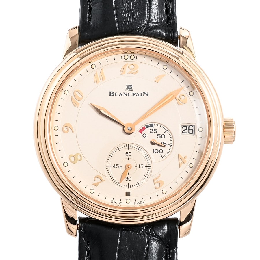 【中古A品】  ブランパン ニュークラシック パワーリザーブ  B1106-1418-55 ピンクゴールド 銀座