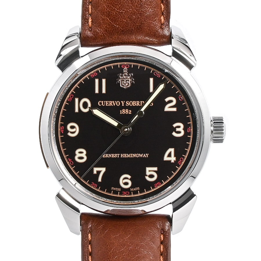 ヒストリアドール ヘミングウェイ ブラウン ケース:約40mm(実寸)