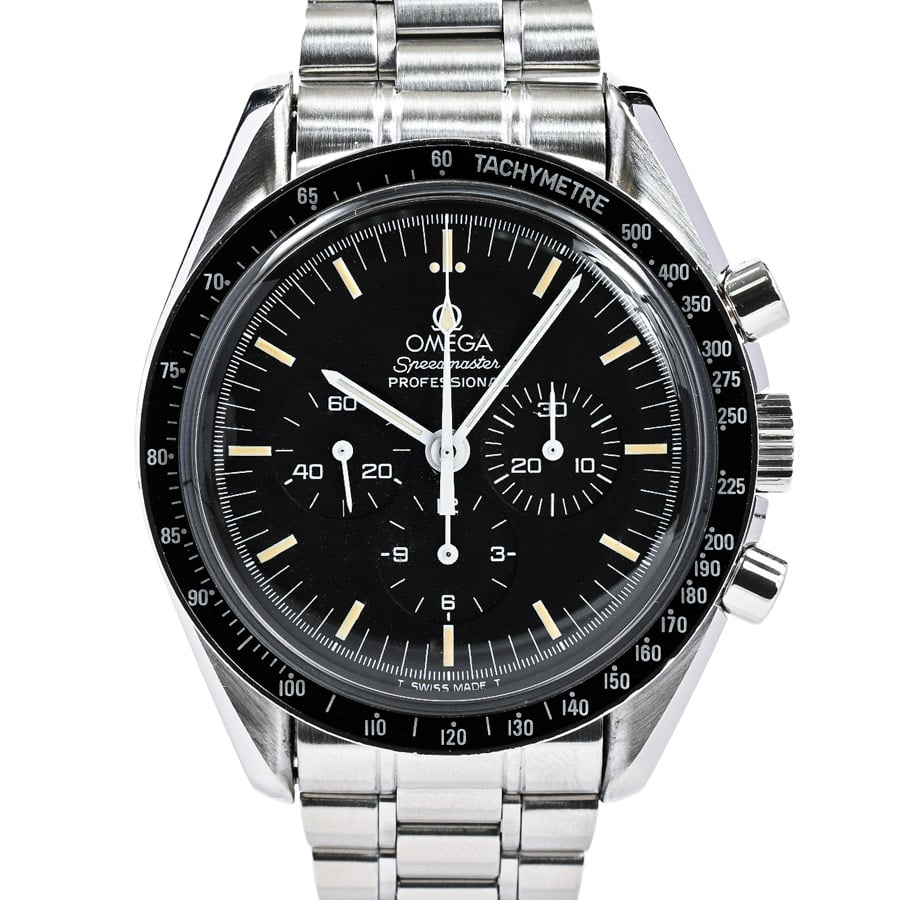 スピードマスター プロフェッショナル ブラック ケース:約42mm(実寸)/ブレスサイズ:約18.5cm