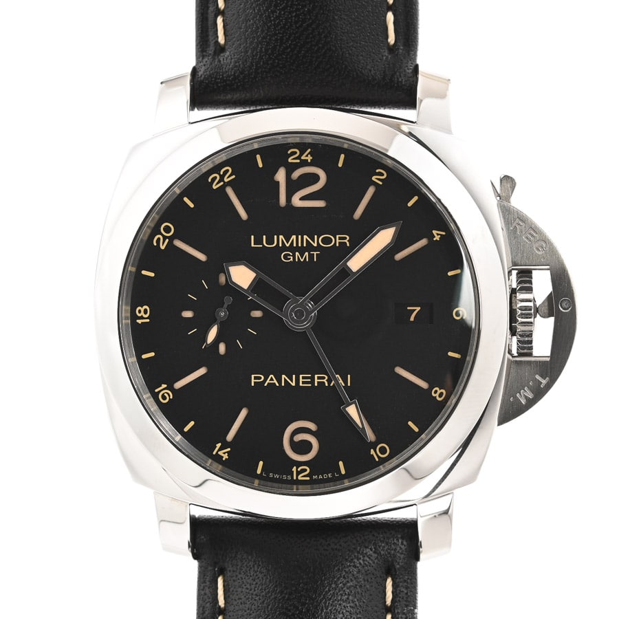 ルミノール 1950 3デイズ GMT 24H アッチャイオ ブラック ケース:約44mm