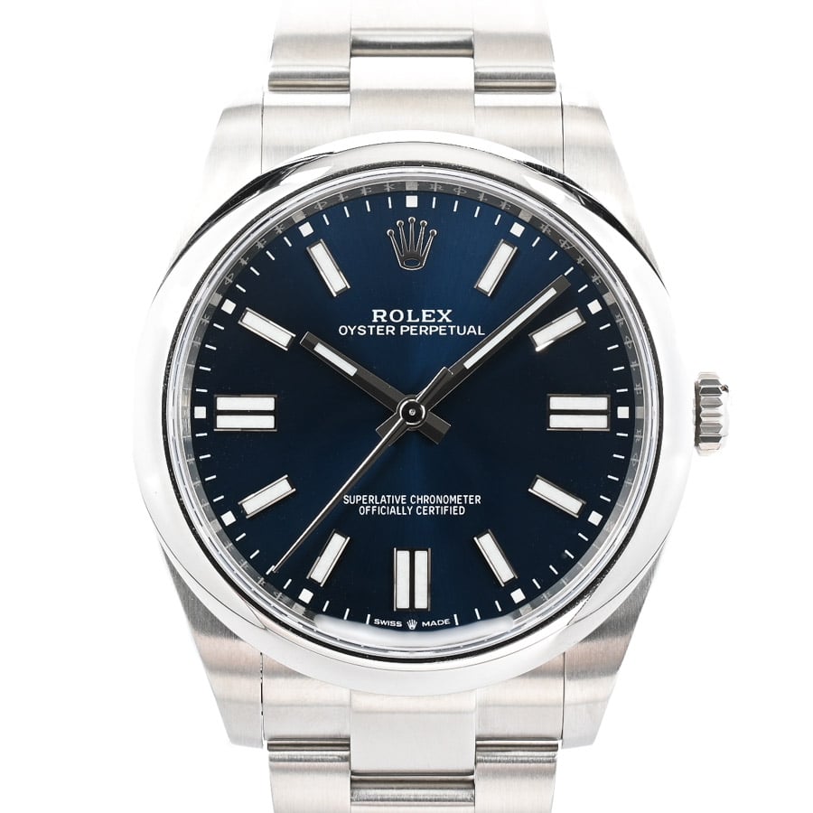 オイスターパーペチュアル41 ブルー ケース:約41mm/ブレスサイズ:約18cm