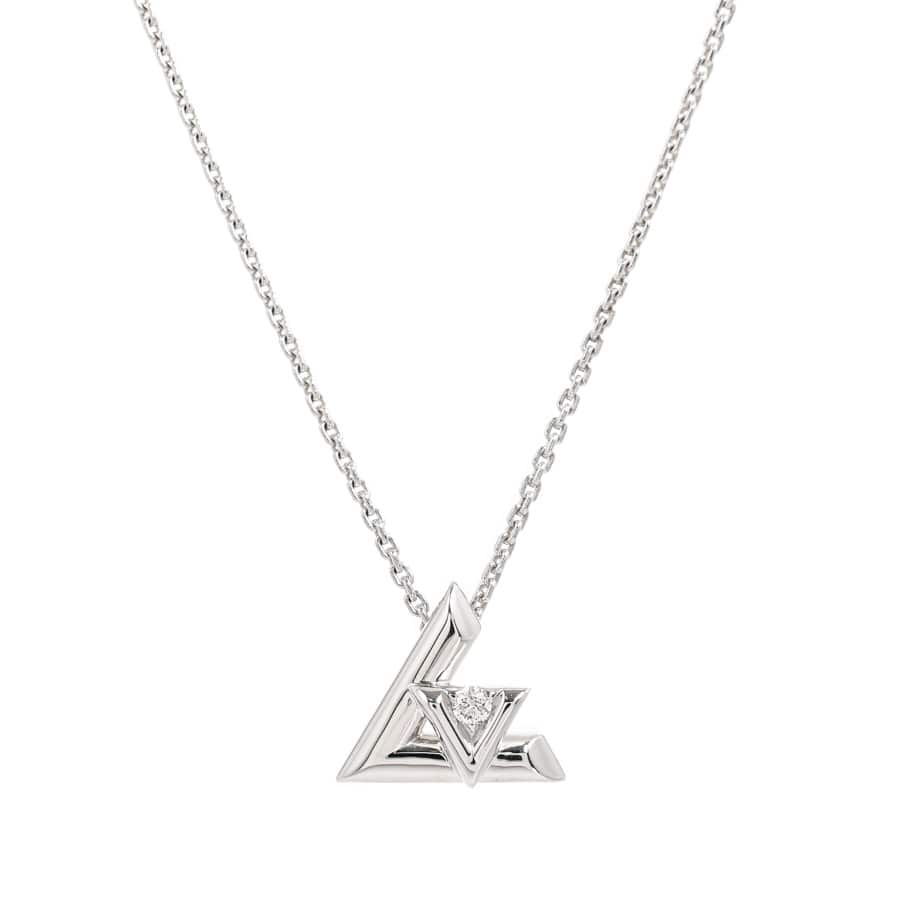 【中古A品】  ルイヴィトン LVヴォルトワンPM  Q93806 K18ホワイトゴールド THE YOKOHAMA FRONT