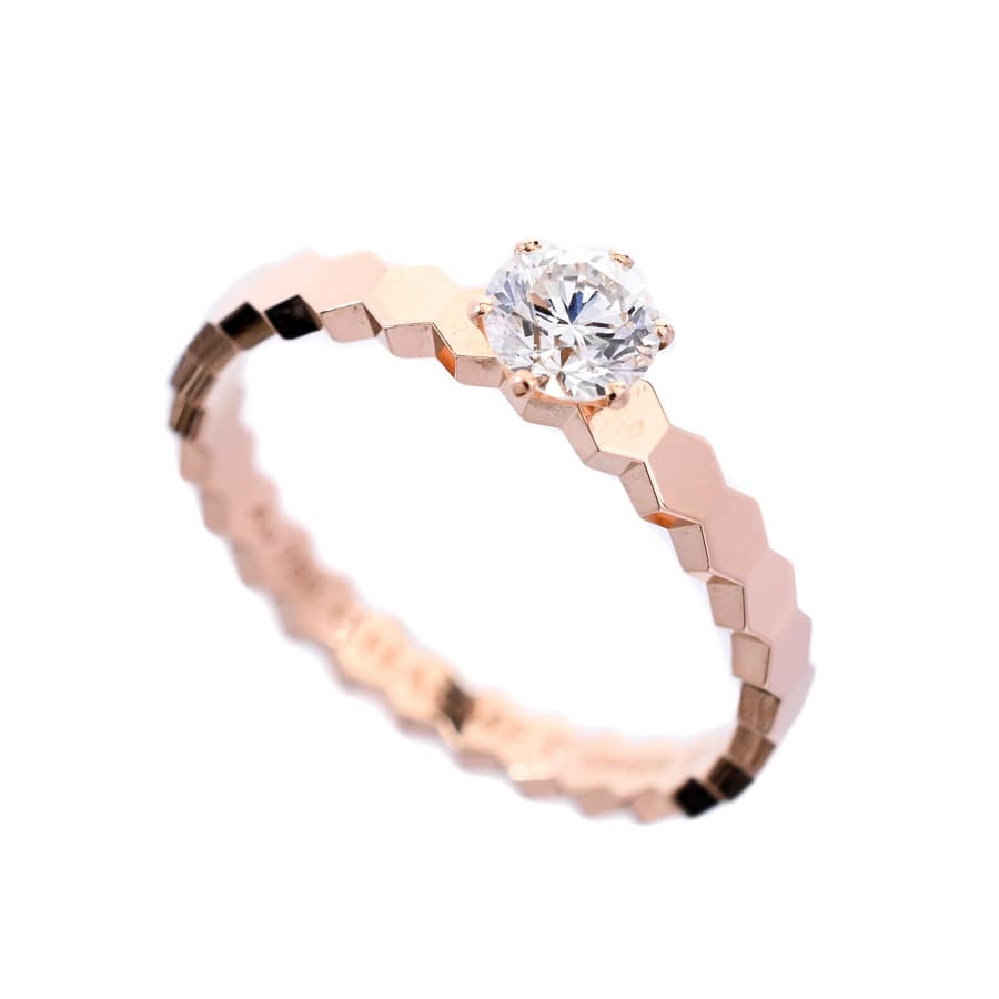 【中古A品】  ショーメ ビードゥショーメ ソリテール   K18ピンクゴールド 横浜関内店