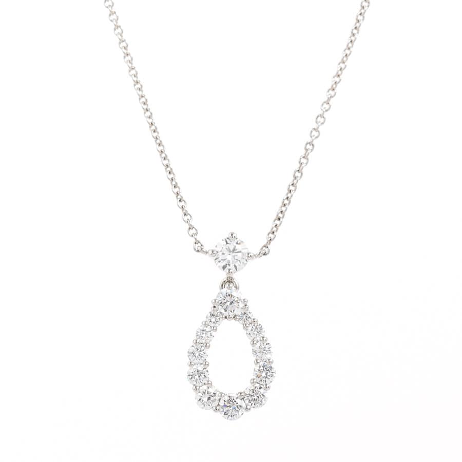 【中古A品】  ハリーウィンストン ループ  PEDPPLMDLP Pt950 横浜関内店