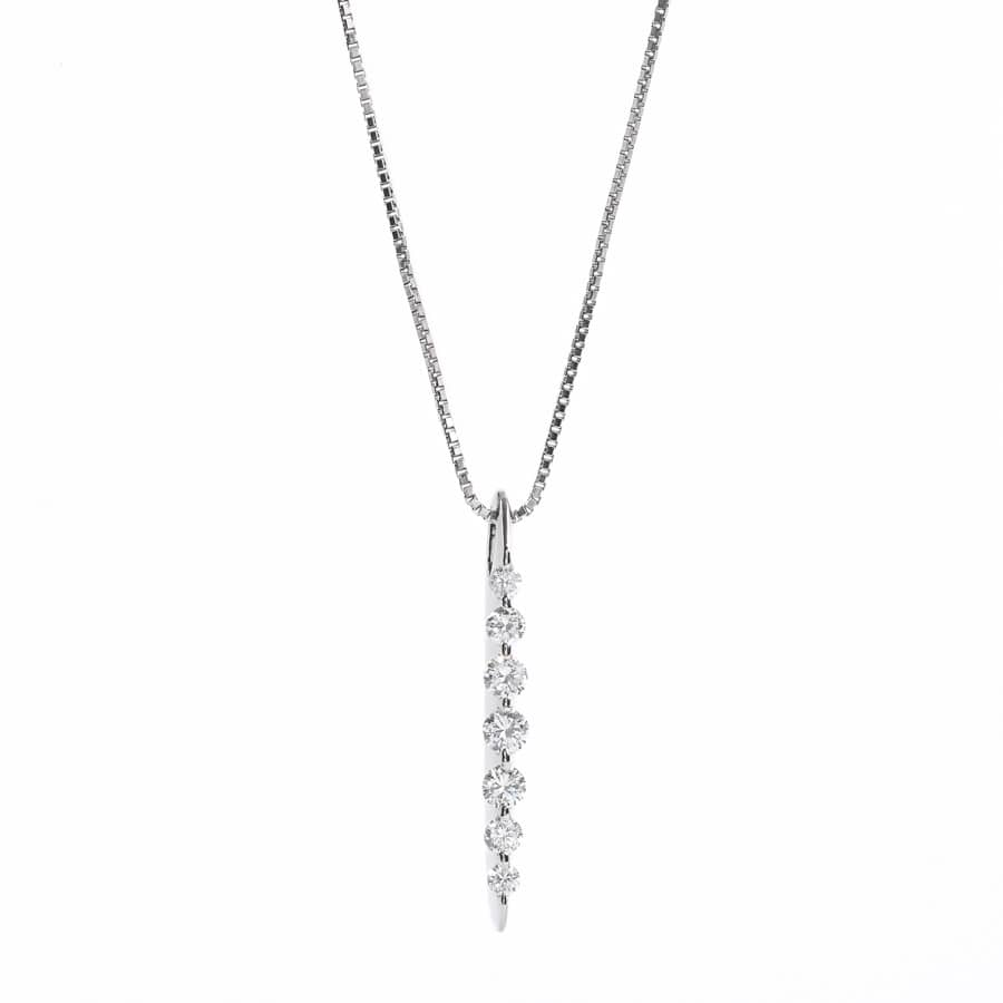 【中古A品】  ノンブランドジュエリー ダイヤ ネックレス   プラチナ850x900 横浜関内店