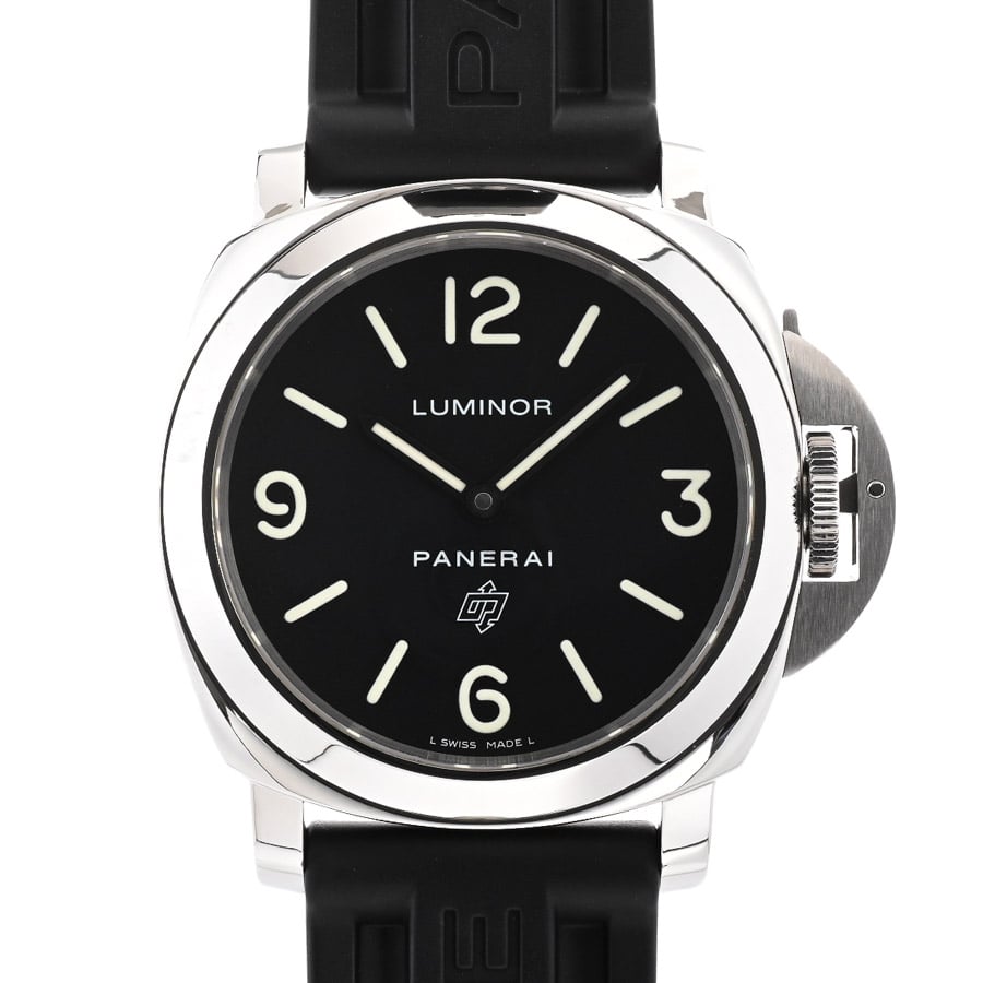 ルミノール ベース ロゴ ブラック ケース:約44mm