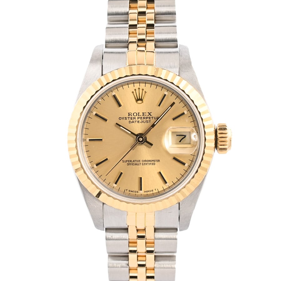 【中古A品】  ロレックス デイトジャスト  69173 ステンレス/イエローゴールド THE YOKOHAMA FRONT