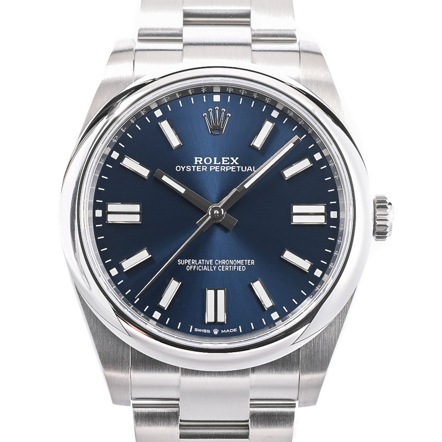 オイスターパーペチュアル41 ブルー ケース:約41mm/ブレスサイズ:約18cm