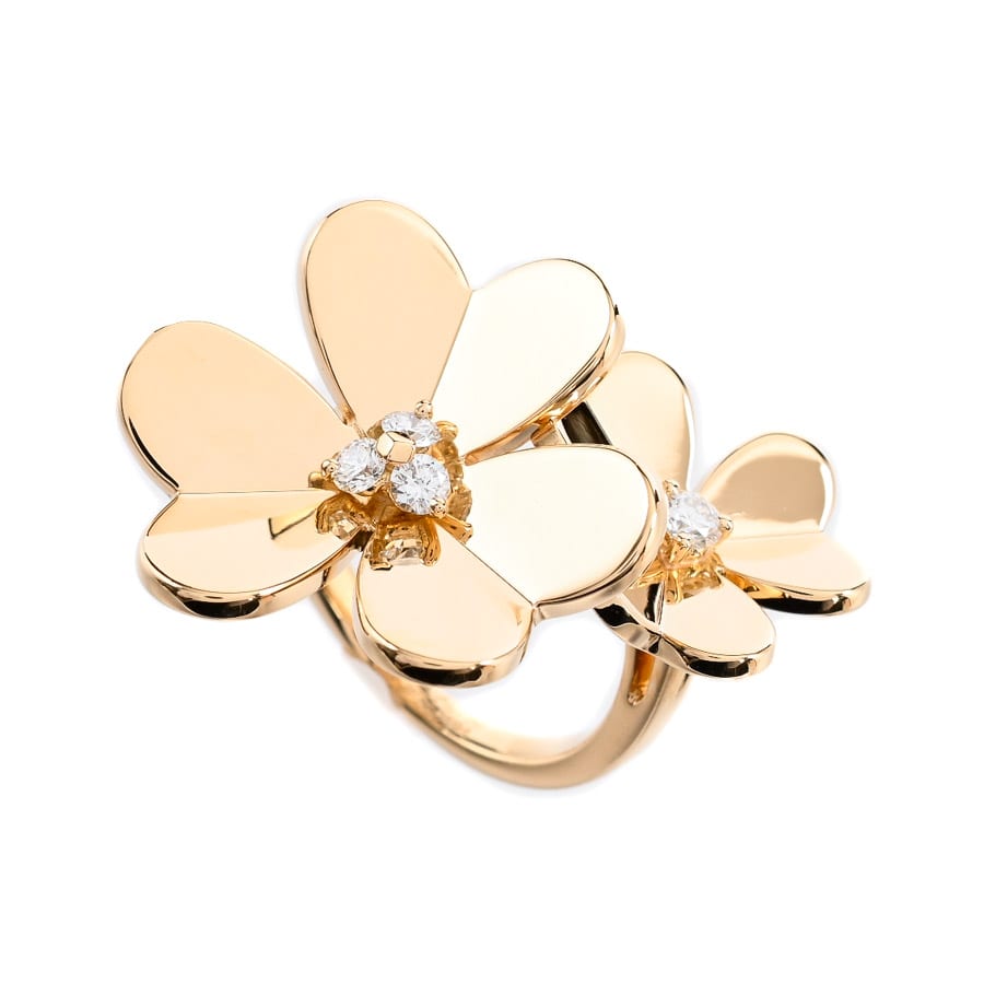 【中古A品】  ヴァンクリーフアーペル フリヴォル アントレ レ ドア  VCARB67648 K18イエローゴールド 横浜関内店