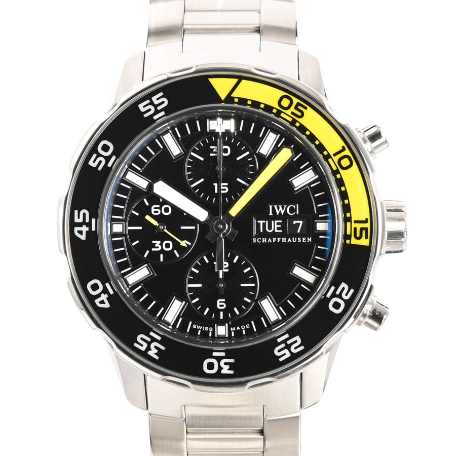 【中古A品】  アイダブリュシー アクアタイマー クロノグラフ  IW376708 ステンレス 元町本店