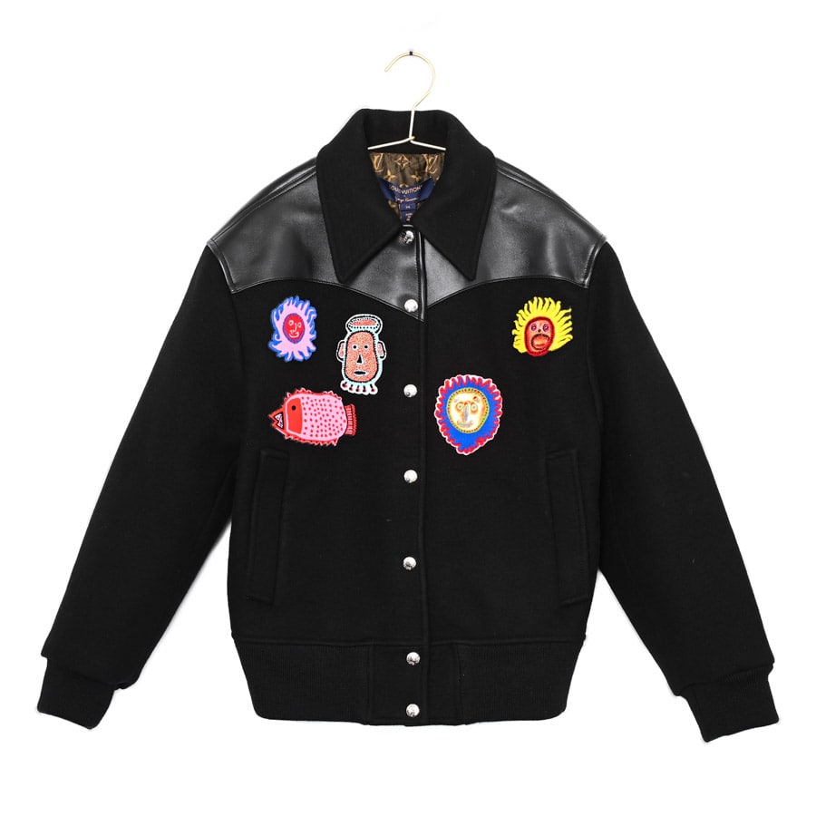 【未使用品】  ルイヴィトン パッチワークスタジャン  FOJA40 ウール THE YOKOHAMA FRONT