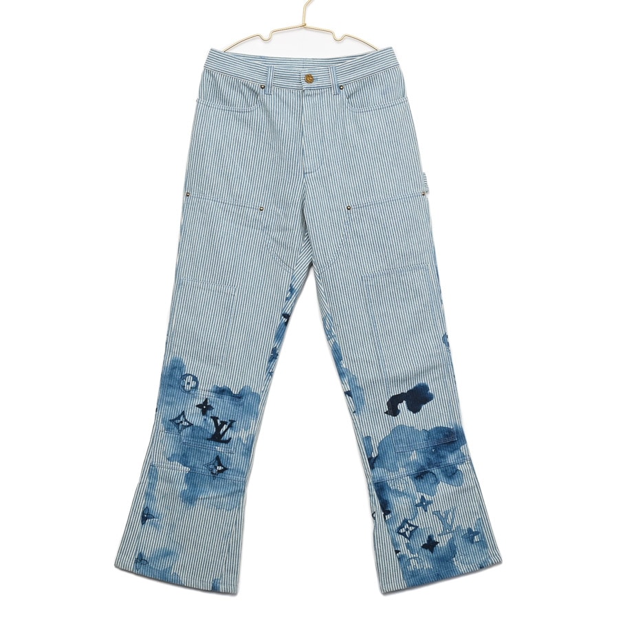 デニムパンツ ブルー メーカーサイズ#28/ウエスト74xヒップ100x股下75xわたり幅58cm