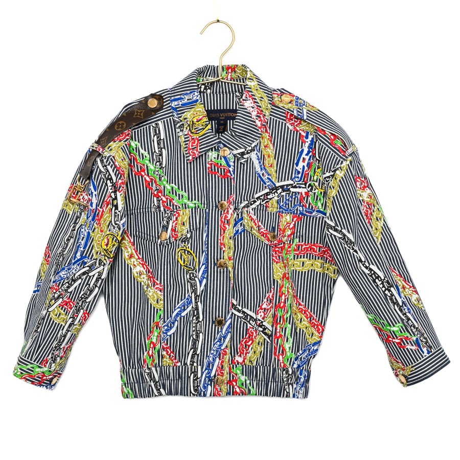 【中古AB品】  ルイヴィトン ジャケット  FLJA20 コットン THE YOKOHAMA FRONT
