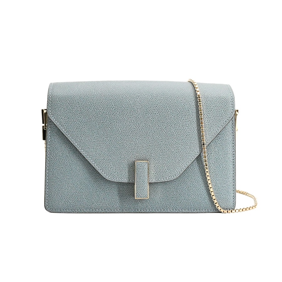 【中古A品】  ヴァレクストラ イジィデチェーンショルダー   型押しレザー 元町本店