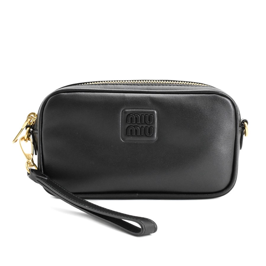 【未使用品】  ミュウミュウ ポーチ  5NE846 カーフ THE YOKOHAMA FRONT