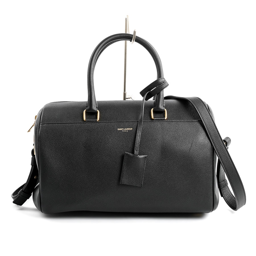 クラシックダッフル6ボストンバッグ ブラック 約W30xH20xD18cm(実寸)